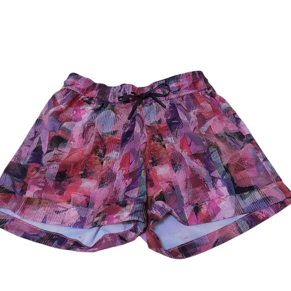 Lululemon Pants - Lululemon Spring Break Away Shorts 4 Women Sun Dazed Multi Pink W7ANGS Running